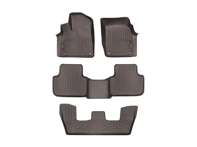 47887153 - Accessories: Front &amp; Rear &amp; Rear Cocoa FloorLiner™ DigitalFit® for WeatherTech Image