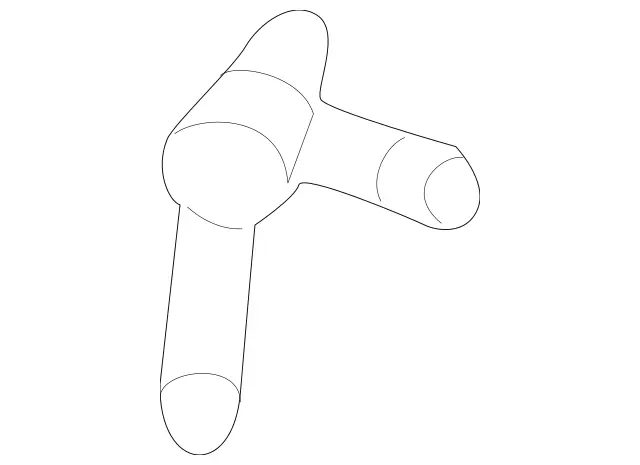 2039201124 - Rear Seat Bench: Pivot Bearing for Mercedes-Benz: C230, C280, C32 AMG, C350, C55 AMG, CLK63 AMG Image image