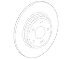 2134230000 - Brake System: Compound Brake Disc for Mercedes-Benz Image