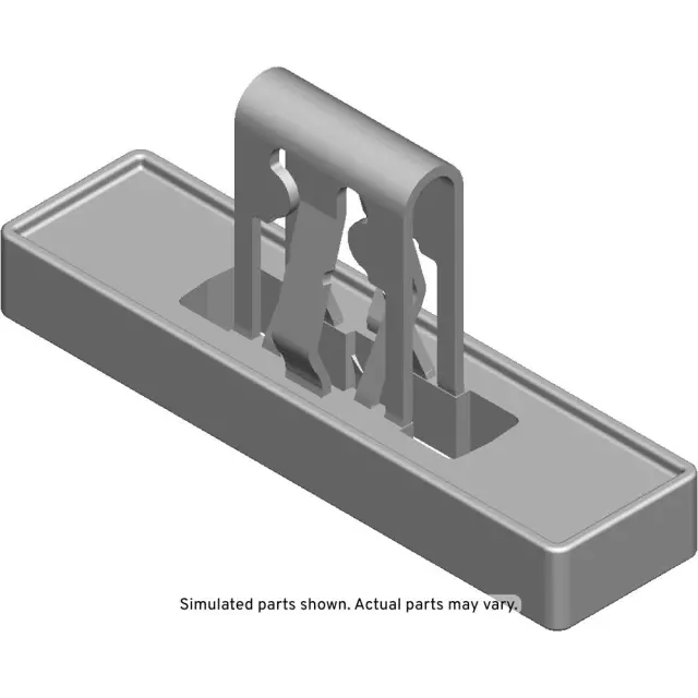 11549027 - Body: Sill Trim Retainer for Buick: Enclave | Cadillac: CT5, Escalade, Escalade ESV | Chevrolet: Equinox, Suburban, Tahoe, Traverse, Traverse Limited | GMC: Acadia, Terrain, Yukon, Yukon XL Image