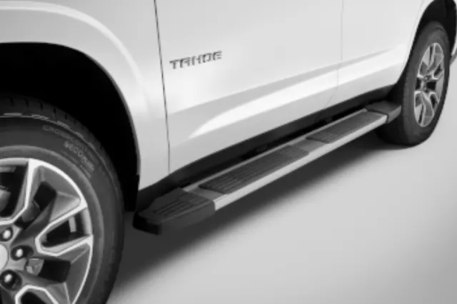 84879863 - : Rectangle Assist Steps - Chrome for Cadillac: Escalade | Chevrolet: Tahoe | GMC: Yukon Image