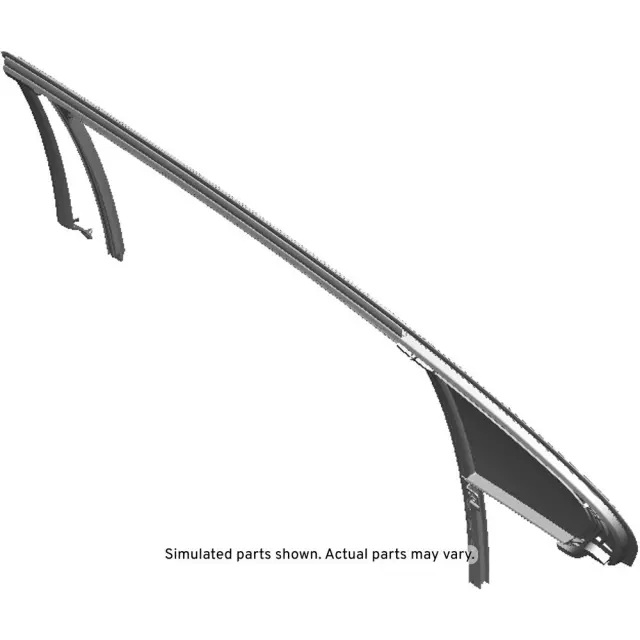 13319252 - : Passenger Side Rear Door Stationary Window for GM Image
