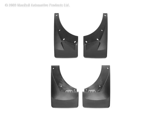 110008120004 - Accessories: Black MudFlap No-Drill DigitalFit® MudFlap Kit for WeatherTech Image