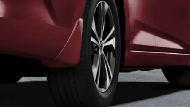 T99J26LB6A - Exterior: Splash Guards - Front - Nbq Rosewood Metallic for Nissan: Sentra Image