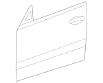 2197200105 - : Door Shell for Mercedes-Benz Image