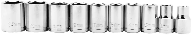 1906 - : Sizes: 10mm through 24mm. Chrome Plated Alloy Steel. Convenient Storage Rack. for Performance Tool Image