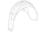 2186901430 - : Wheel Arch Cover for Mercedes-Benz Image