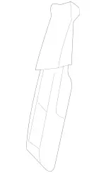 2519100276 - Driver Seat: Hook for Mercedes-Benz Image