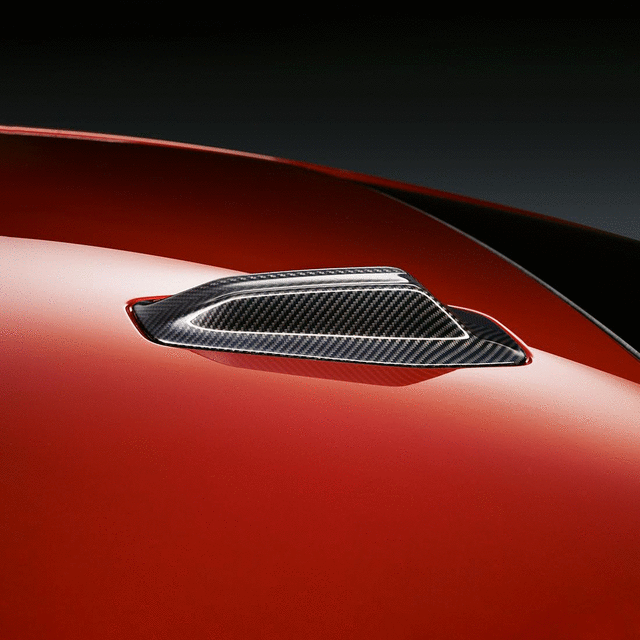 65205A59AB9 - Exterior: 2023-2024 BMW - M Performance Antenna Cover - Aramid Fiber for BMW: 230i, 330e, 430i, 530i, 540i, M240i, M340i Image