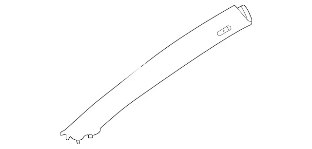 21669001259G95 - Body: Windshield Pillar Trim for Mercedes-Benz Image