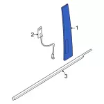 NZ6Z60255A62A - Body: Applique for Ford: Maverick Image