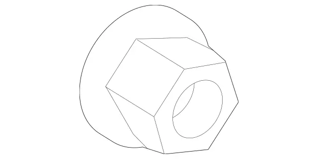 19908258 - Trunk Lid: Nut for Mercedes-Benz: 180C, C230, C320, CL500, CL55 AMG, CL550, CL600, CL63 AMG, CL65 AMG, SL400, SL450, SL550, SL63 AMG, SL65 AMG, SLR McLaren Image image