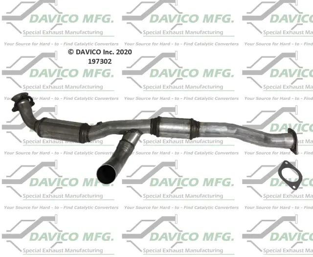 197302 - Exhaust: Direct Fit Catalytic Converter for DAVICO CONVERTERS Image