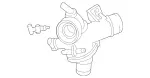 651200320064 - Cooling System: Thermostat for Mercedes-Benz: Sprinter 2500, Sprinter 3500 Image