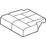 FL7Z7863841A - Body: Seat Cushion Pad for Lincoln: Navigator Image