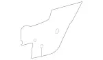 2217301378 - Rear Doors: Sealing Frame for Mercedes-Benz Image