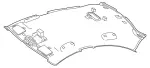 11769053009F52 - Body: Headliner for Mercedes-Benz Image