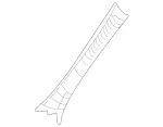 20469021267K95 - Body: Windshield Pillar Trim for Mercedes-Benz Image