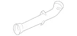 9065280224 - Engine: Rear Hose for Mercedes-Benz Image