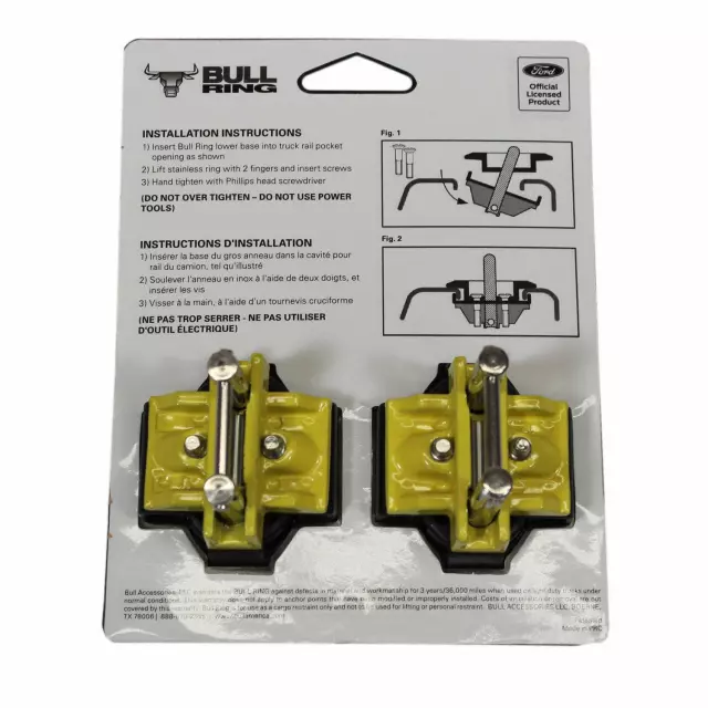 Bed Hooks, Polished Ss (Set Of 2) - Ford (VAC3Z-99000A64-B)