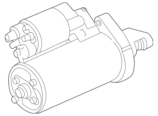 4151780183 - : Remanufactured Starter for Mercedes-Benz Image