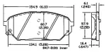 13050999 - : Disc Brake Pad Set for OmniParts Image