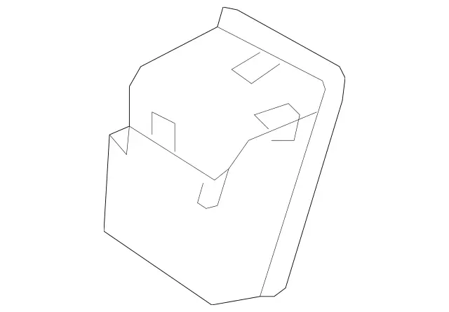 16468000107E94 - Body: Insert for Mercedes-Benz Image