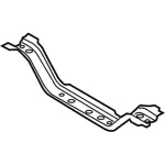FR3Z7610780A - Body: Floor Reinforced for Ford: Mustang Image