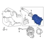 PC3Z3F791EC - : Column Housing for Ford: F-250 Super Duty, F-350 Super Duty, F-450 Super Duty Image