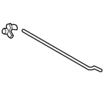 F81Z2626449AA - Body: Bellcrank for Ford: F-250 Super Duty, F-350 Super Duty, F-450 Super Duty, F-550 Super Duty Image