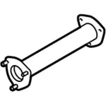 HC3Z5A212M - Exhaust: Intermediate Pipe for Ford Image