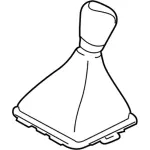 D2BZ7213A - Body: Shift Boot for Ford: Fiesta Image