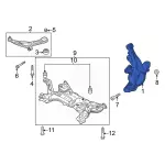 LX6Z3K186M - Suspension: Knuckle for Ford: Escape Image