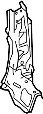 G67G05DAHA - Body: Gusset for Infiniti Image