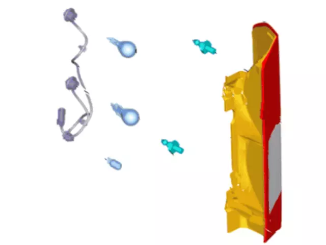 CK4Z13405GCP - : Lamp Assembly Rear for Ford Image