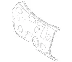 2226203101 - Cowl, Front Panel: Firewall for Mercedes-Benz Image