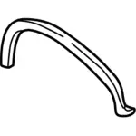 YL3Z8429165APTM - Body: Wheel Opening Molding for Ford: F-150 Image