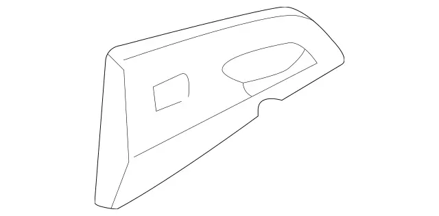 22073013311424 - Body: Switch Bezel for Mercedes-Benz Image