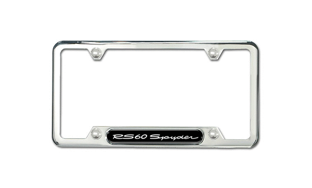 PNA70201800 - Exterior: Stainless Steel Nameplate - Logo-RS60 Spyder for Porsche: Boxster Image