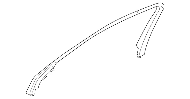 2227209900 - Front Doors: Trim, Window Frame for Mercedes-Benz Image