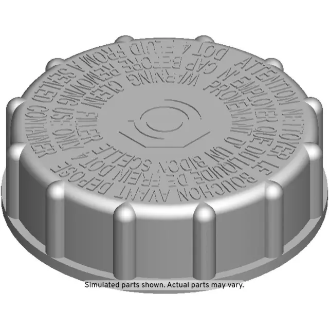 13286455 - : Brake Master Cylinder Reservoir Cap for Buick: Cascada, LaCrosse, Regal, Verano | Cadillac: XTS | Chevrolet: Cruze, Cruze Limited, Malibu, Malibu Limited Image