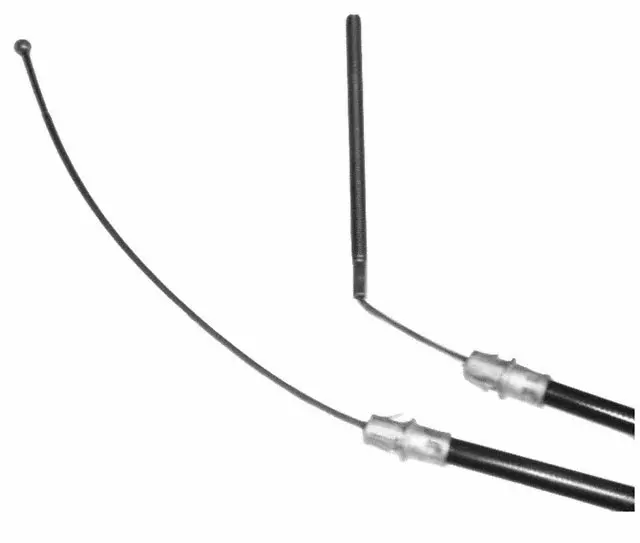 Passenger Side Parking Brake Rear Cable - ACDelco (18P1631)