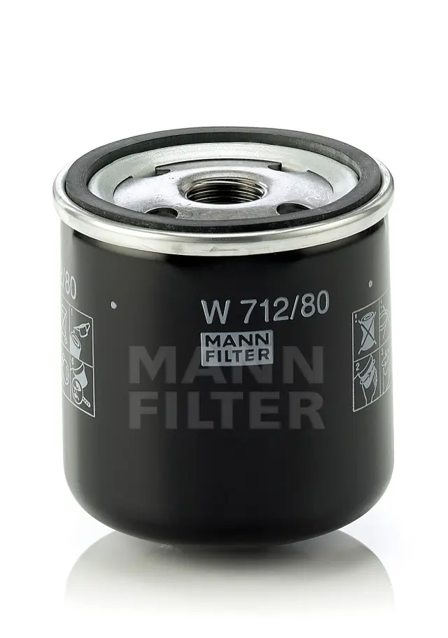 W71280 - : Engine Oil Filter for MANN-FILTER Image