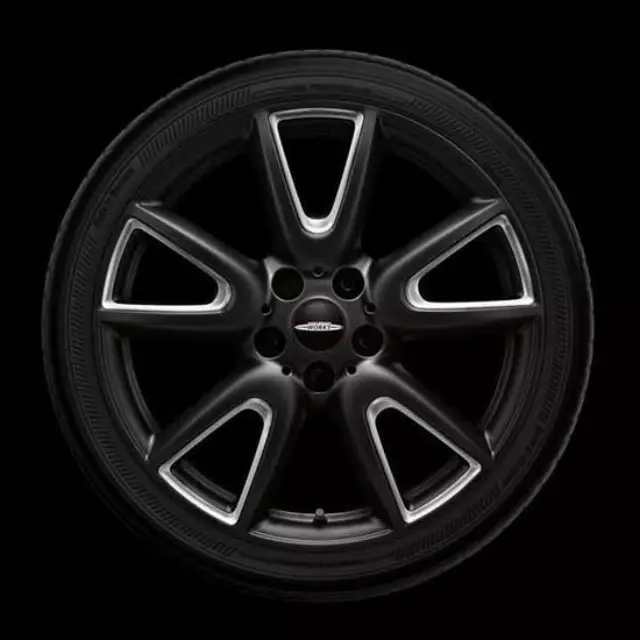 36112349698 - Wheels: 18 Inch Style 534 Matte Black Summer Complete for Mini Image