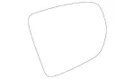 998101600 - Front Door: Mirror Glass for Mercedes-Benz: 180b, AMG GT 43, AMG GT 53, AMG GT 63, AMG GT 63 S, AMG GT 63 S E Performance, CLS450, CLS53 AMG, E300, E350, E400, E43 AMG, E450, E53 AMG, E63 AMG S, EQB 250+, EQB 300, EQB 350, GLA250, GLA35 AMG, GLA45 AMG, GLB250, GLB35 AMG Image