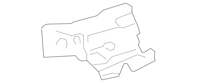 2036820771 - Exhaust System: Shielding for Mercedes-Benz: C230, C240, C280, C32 AMG, C320, C350 Image image