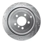63111016L - : DFC Brake Rotor - Drilled and Slotted - Silver for DYNAMIC FRICTION Image