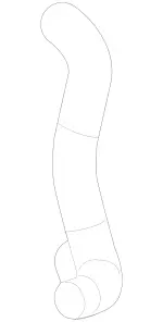 2215015784 - : Radiator Coolant Hose for Mercedes-Benz Image