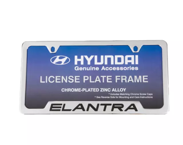 40231927 - Exterior: License Plate Frame - Chrome for Hyundai Image