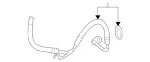 2044661681 - : Low-Pressure Line for Mercedes-Benz Image